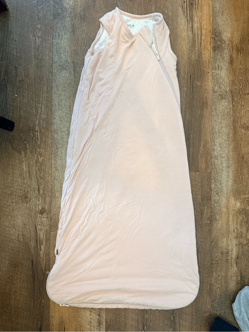 Kyte BABY Pale Pink Sleeveless Wearable Baby Blanket